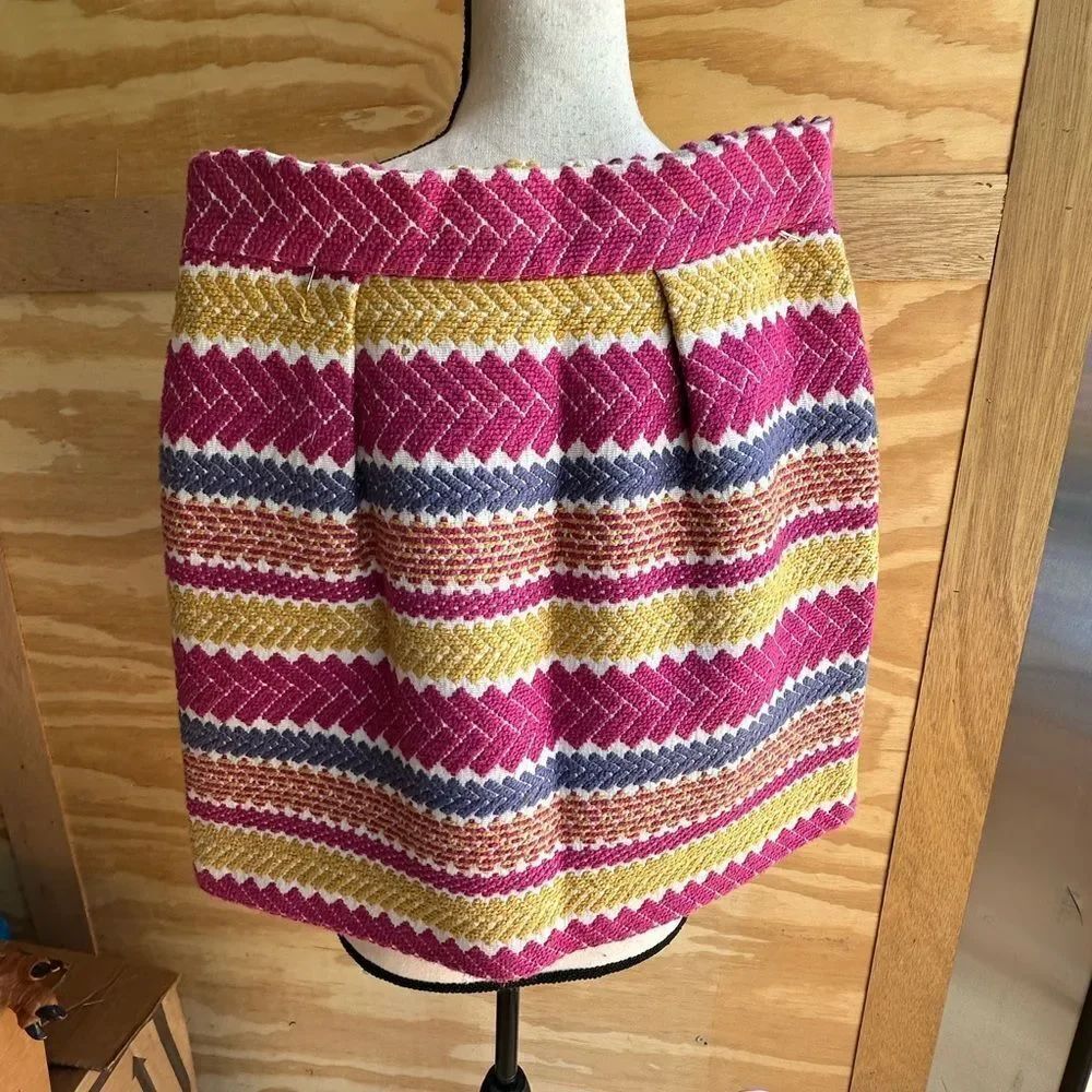 Nomad Colorful Chevron Patterned Skirt
